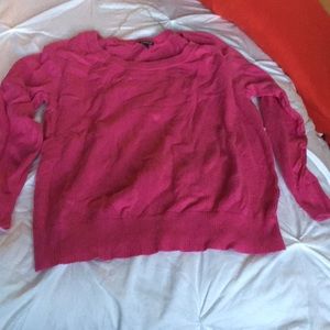 Torrid pink with hearts sweater